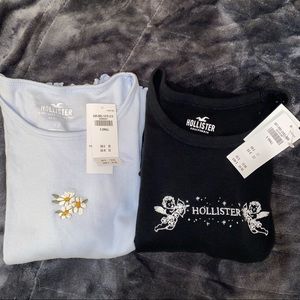 hollister 2 pack tops